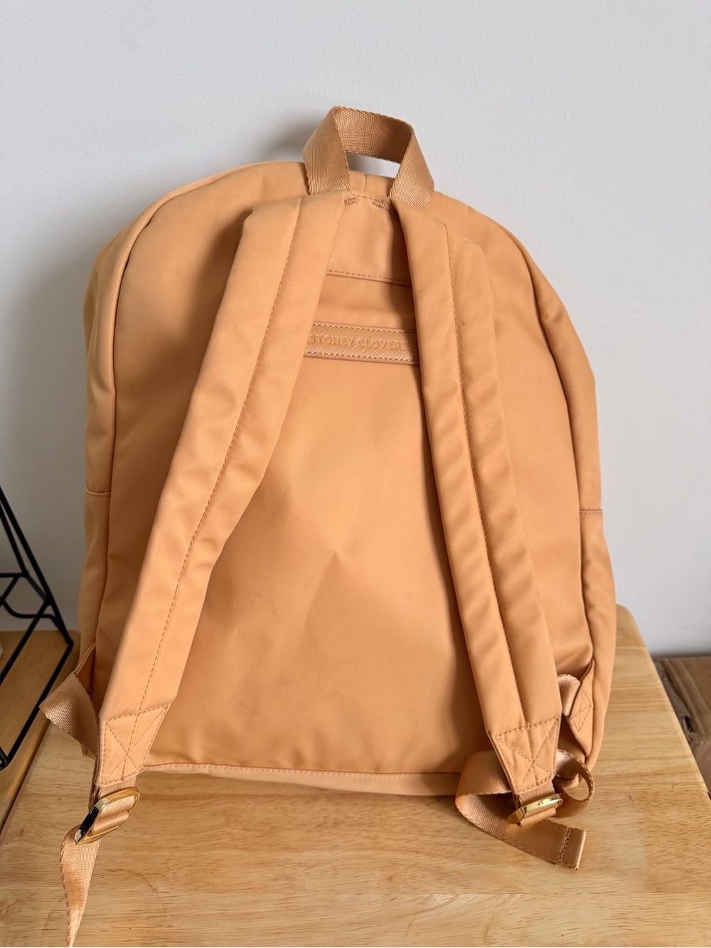 Stoney Clover Lane Peach-Tan Everyday Nylon Backpack - Picture 5 of 6
